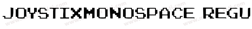 JoystixMonospace Regular字体转换